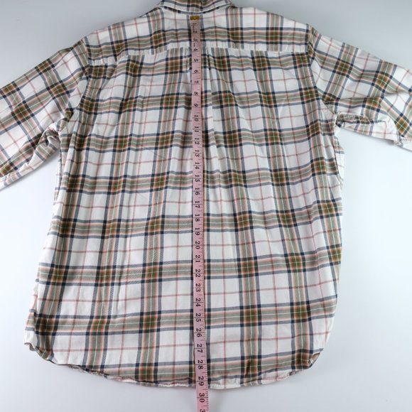 Eddie Bauer Signature Plaid Men's Long Sleeve Casual Button Down Shirt - Picture 8 of 11